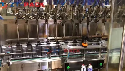 Línea de llenado de aceite lubricante de 1L de 16 boquillas