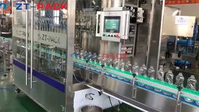 Línea de llenado de líquido para lavavajillas de 5L Línea de llenado de líquido para lavavajillas