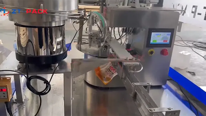 Línea de llenado y taponado de mesa para pasta de ajonjolí